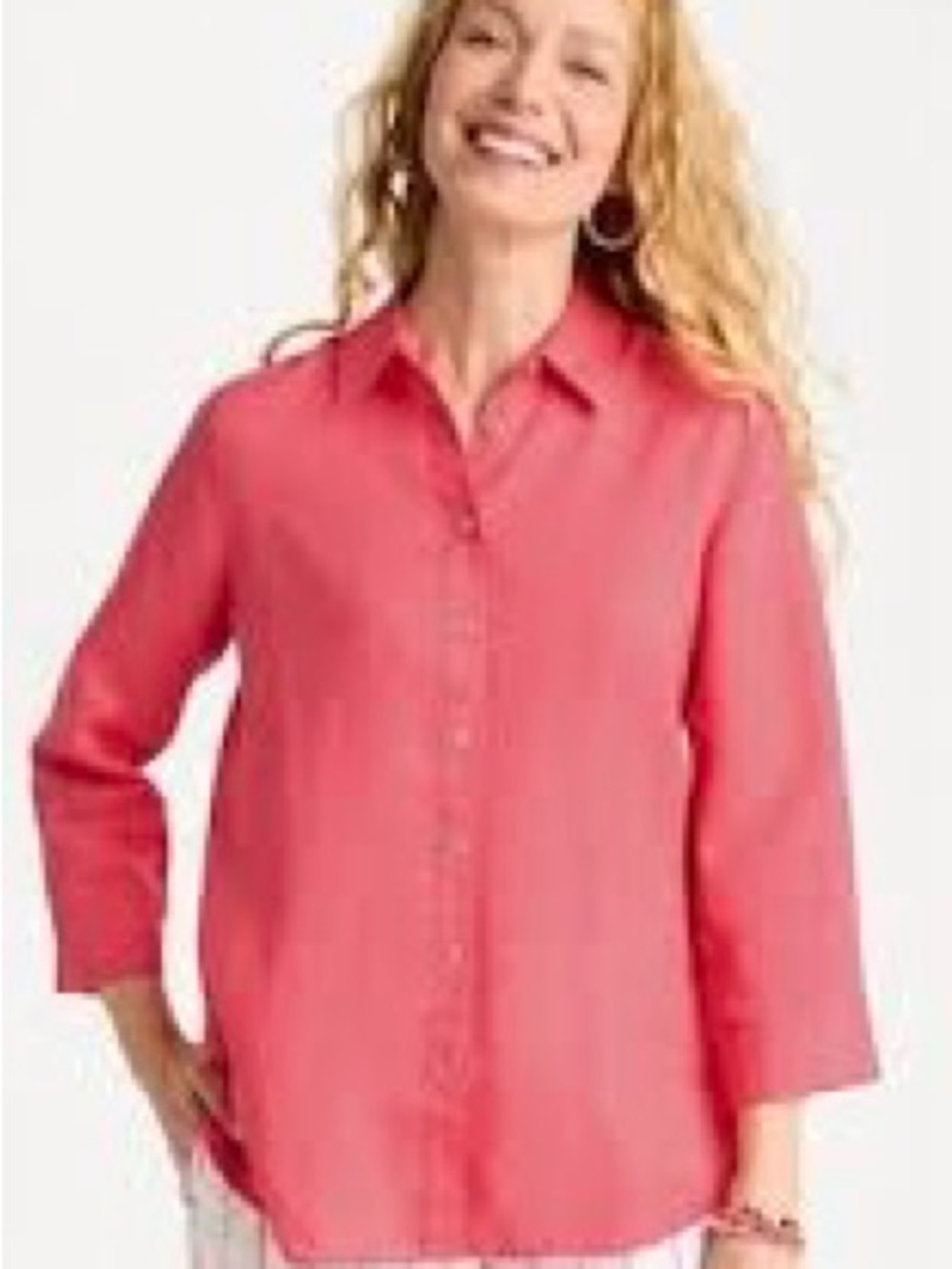 Chico’s No Iron 100% linen shirt
